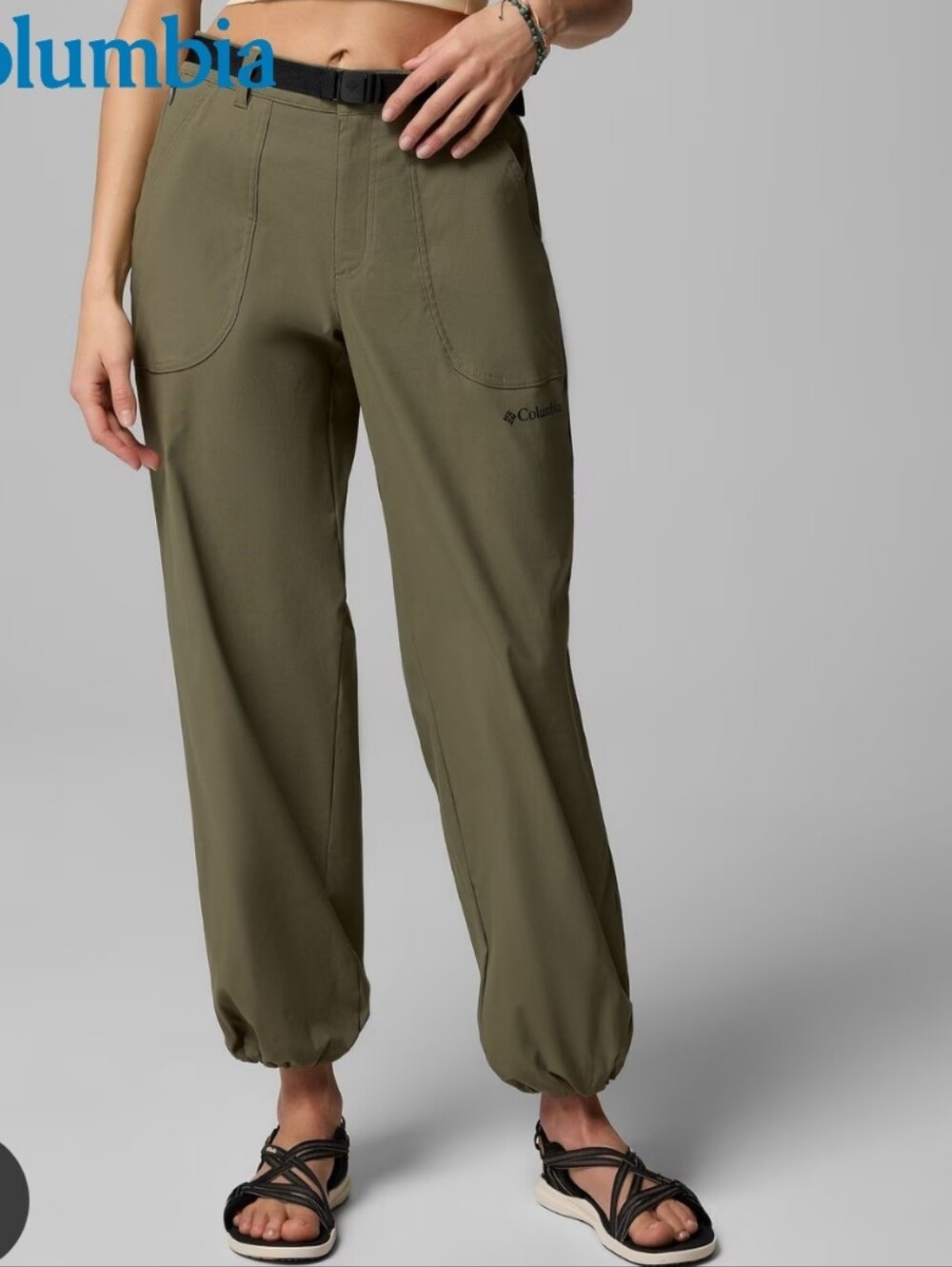 NWT COLUMBIA BREA FALLS NYLON PANT FULL LEG WOMENS LARGE